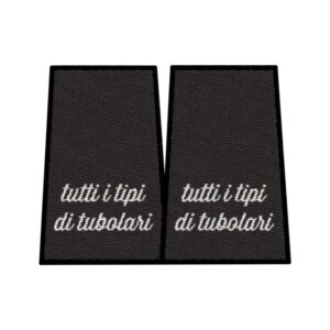 personalizzato tubolari ricami