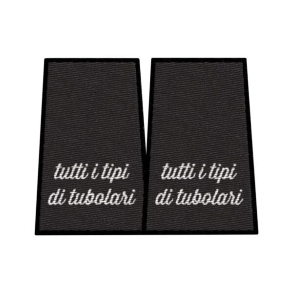 personalizzato tubolari ricami