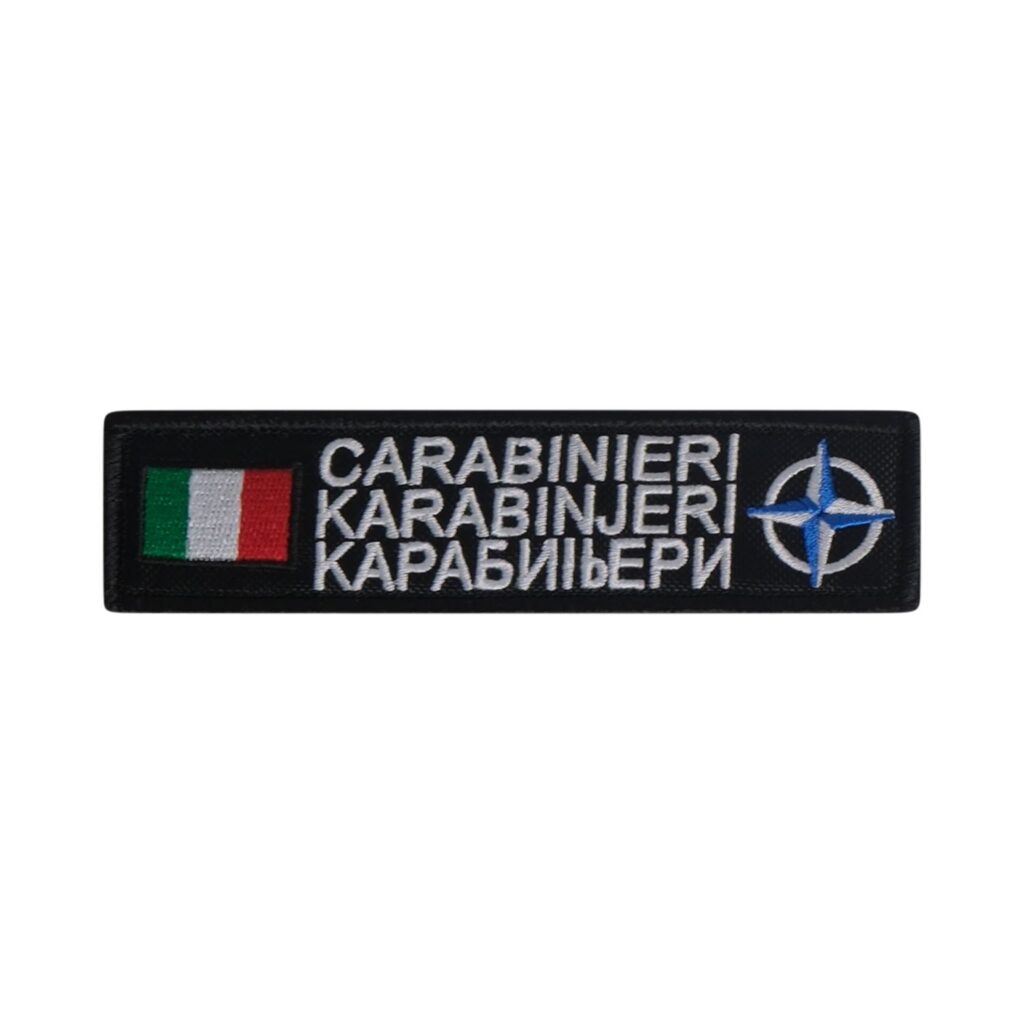Nominativi Carabinieri Velcro patch attached to tactical uniform