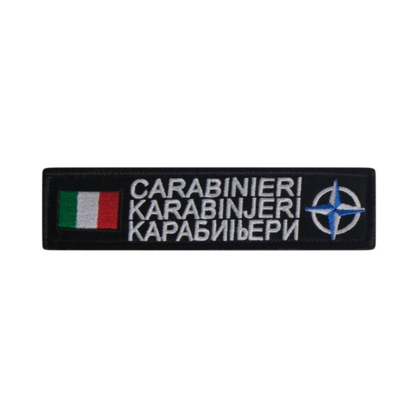 Nominativi Carabinieri Velcro patch attached to tactical uniform