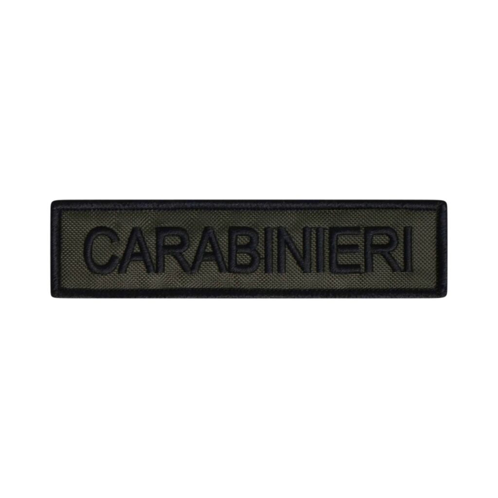 Nominativi Carabinieri Velcro patch attached to tactical uniform
