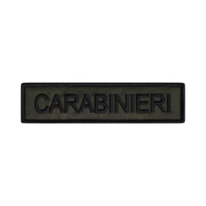 Nominativi Carabinieri Velcro patch attached to tactical uniform