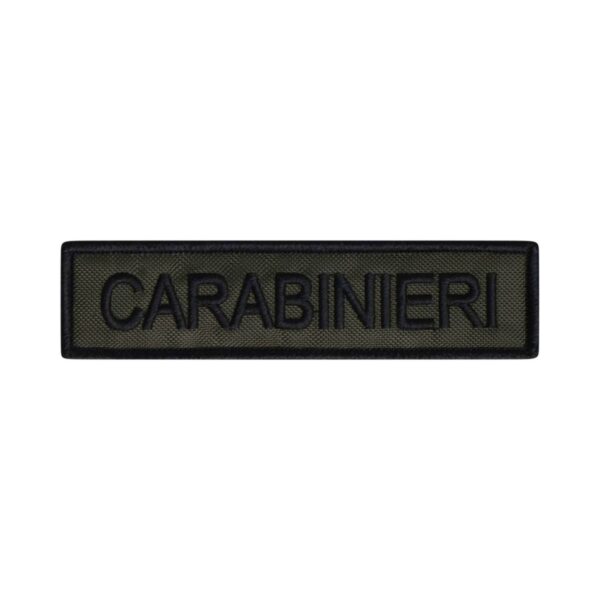 Nominativi Carabinieri Velcro patch attached to tactical uniform