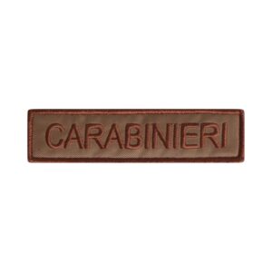 Nominativi Carabinieri Velcro patch attached to tactical uniform