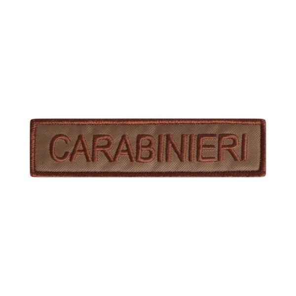 Nominativi Carabinieri Velcro patch attached to tactical uniform