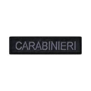 Nominativi Carabinieri Velcro patch attached to tactical uniform